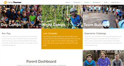 Desktop Screenshot of campthurman.org
